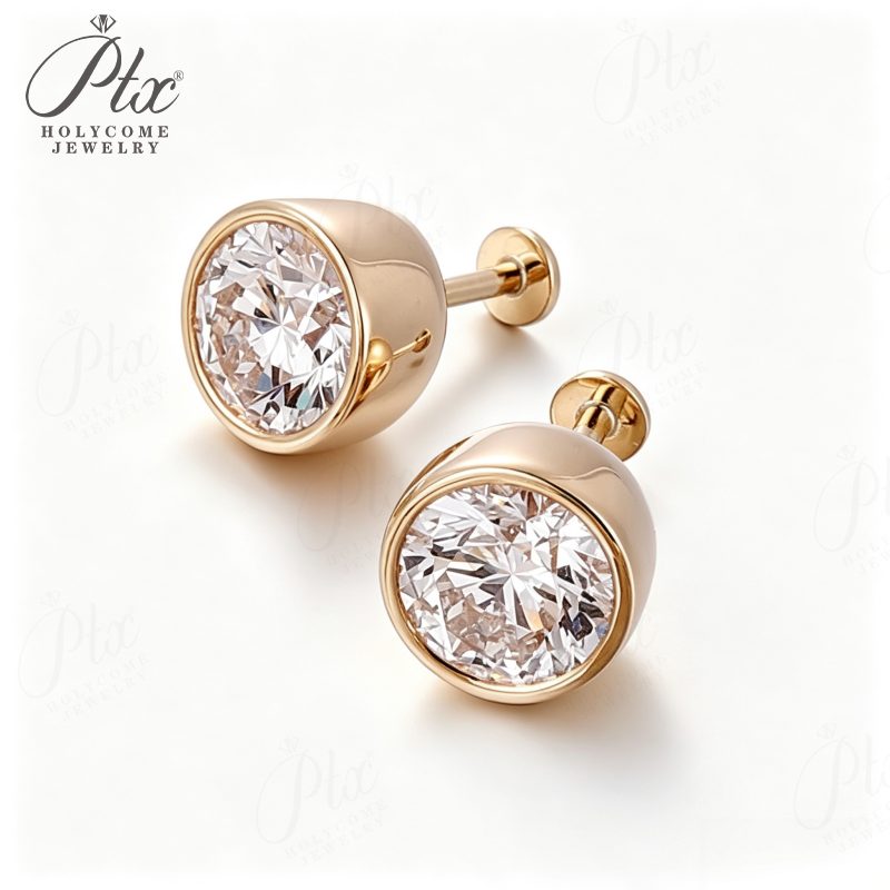0.5ct Round Lab-Grown Diamond Bridal Set — view 2, SKU BS208