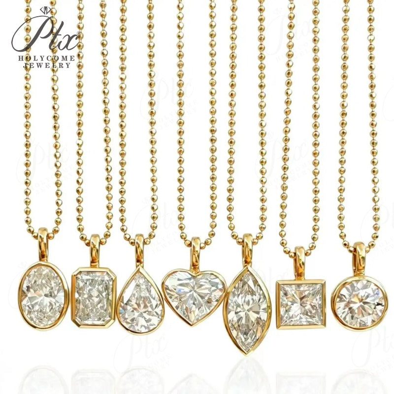 2ct Round Heart Lab-Grown Diamond Necklace — main, SKU LGD001