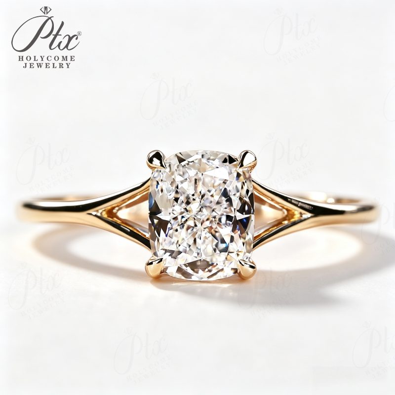 1–3ct Cushion Lab-Grown Diamond Ring, IGI Certified — main, SKU LGD008