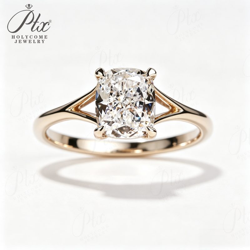1–3ct Cushion Lab-Grown Diamond Ring, IGI Certified — view 4, SKU LGD008
