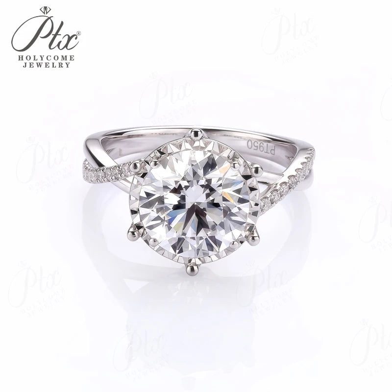 Round Lab-Grown Diamond Ring — main, SKU LGD011