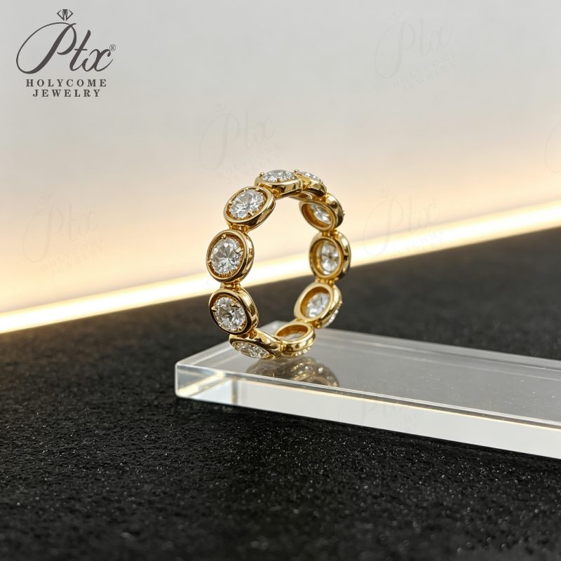 Round Lab-Grown Diamond Ring, IGI Certified — view 5, SKU LGD014