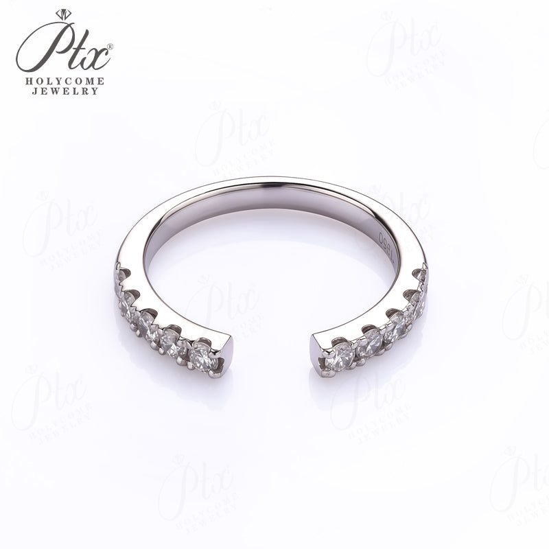 Round Lab-Grown Diamond Ring — Design 38 — view 3, SKU LGD016