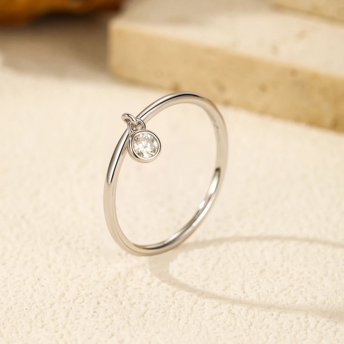 3mm Round Moissanite Eternity Band — view 3, SKU MA175