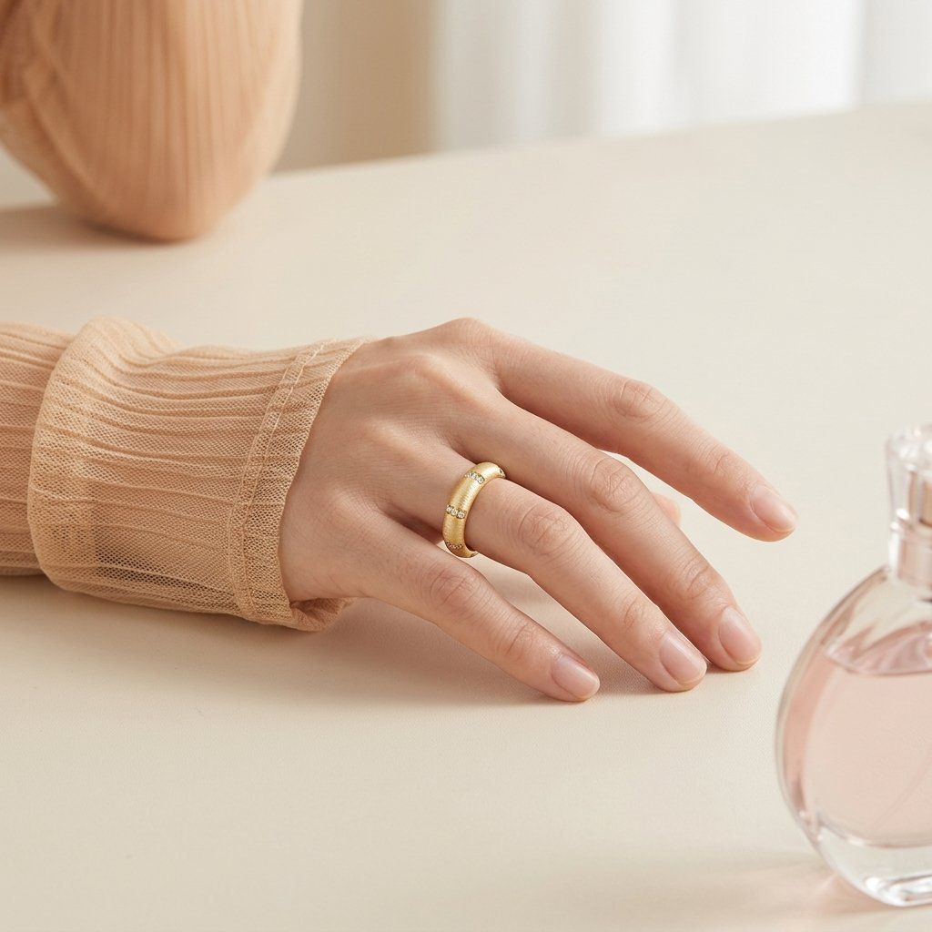 One Moment Round Bezel Ring — view 3, SKU MA190