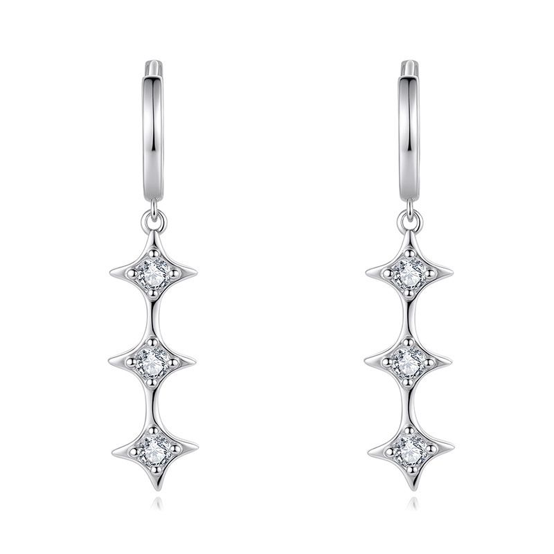 Starburst Halo Stud Earrings — view 2, SKU MC150