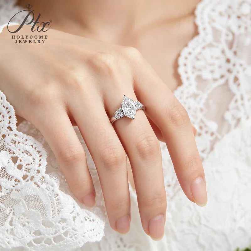 1.5ct Round Moissanite Ring, GRA Certified — view 3, SKU MOI006