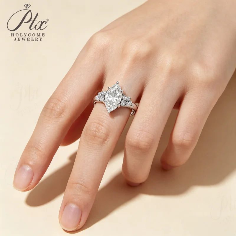 1.5ct Round Moissanite Ring, GRA Certified — view 6, SKU MOI006