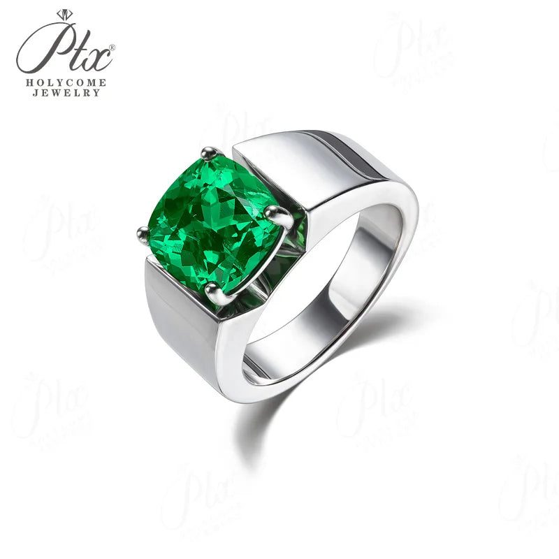 10mm Cushion Moissanite Ring, GRA Certified — view 5, SKU MOI007
