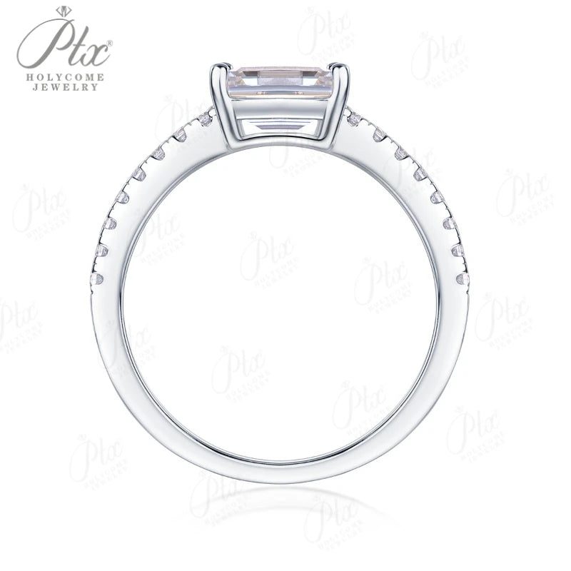 1ct Moissanite Ring — view 4, SKU MOI009