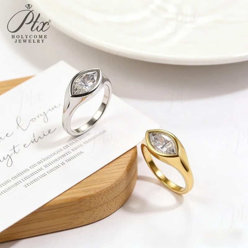 2ct Marquise Moissanite Ring — main, SKU MOI016
