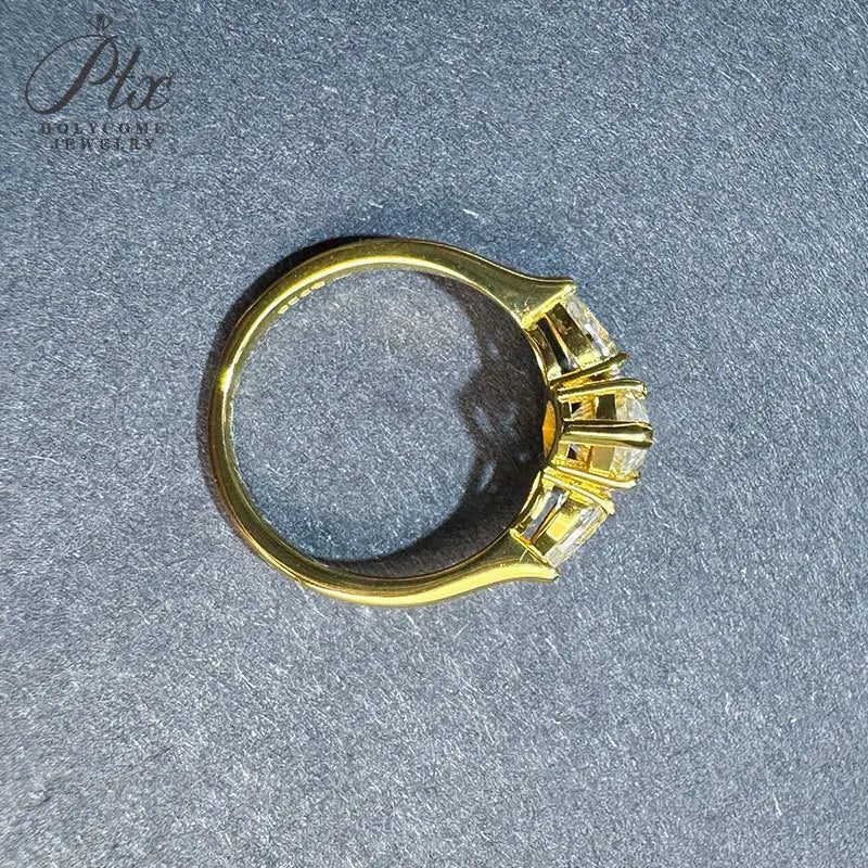 3ct Marquise Moissanite Ring, GRA Certified — view 3, SKU MOI017