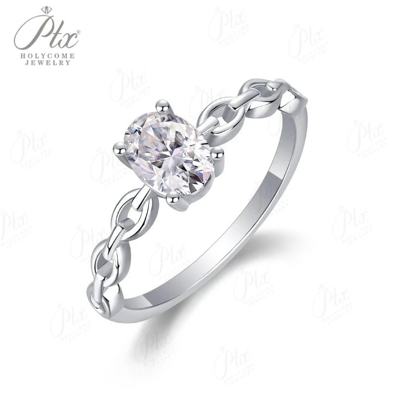 1ct Round Moissanite Ring — Design 48 — main, SKU MOI030