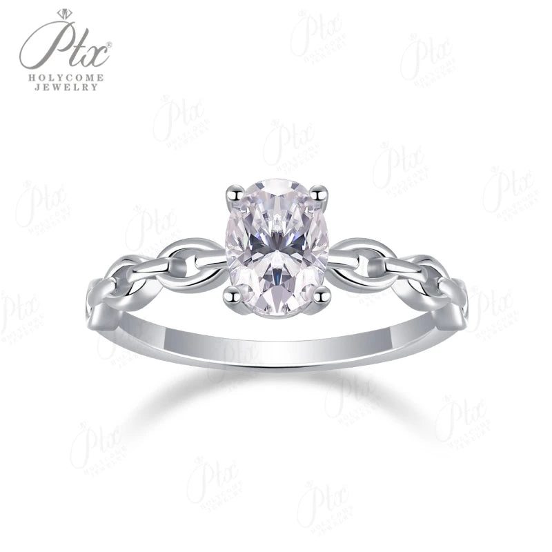 1ct Round Moissanite Ring — Design 48 — view 2, SKU MOI030