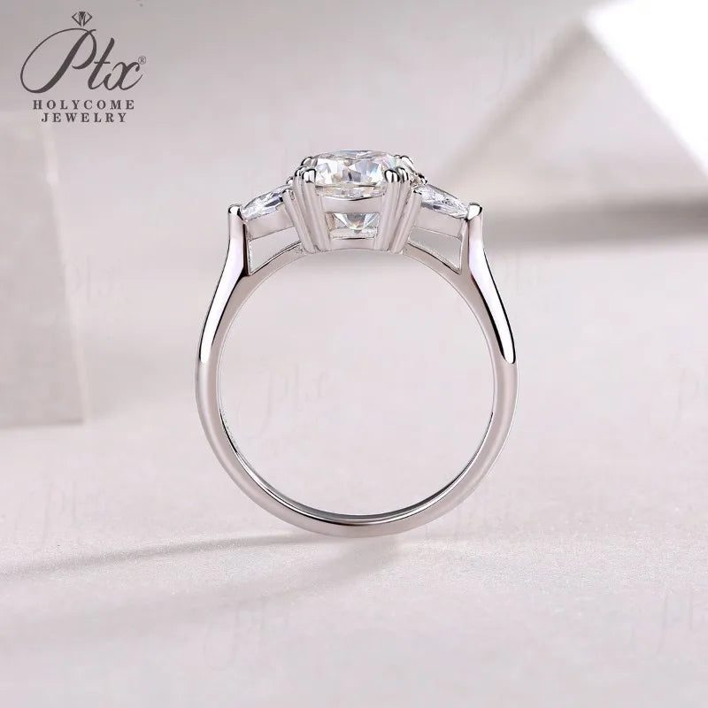 2.6ct Cushion Moissanite Ring, GRA Certified — view 3, SKU MOI032