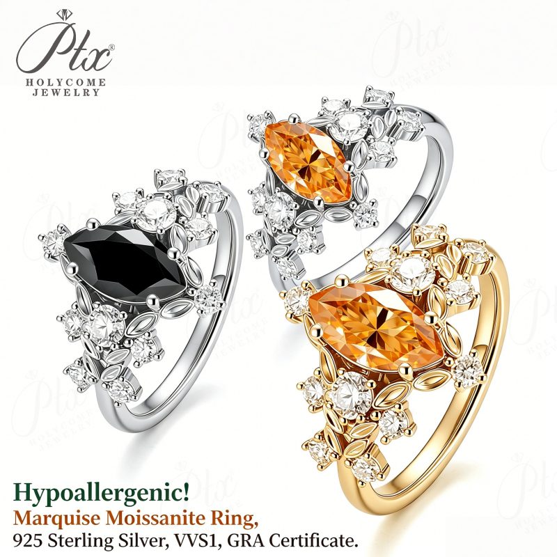 10mm Moissanite Ring, GRA Certified — main, SKU MOI035