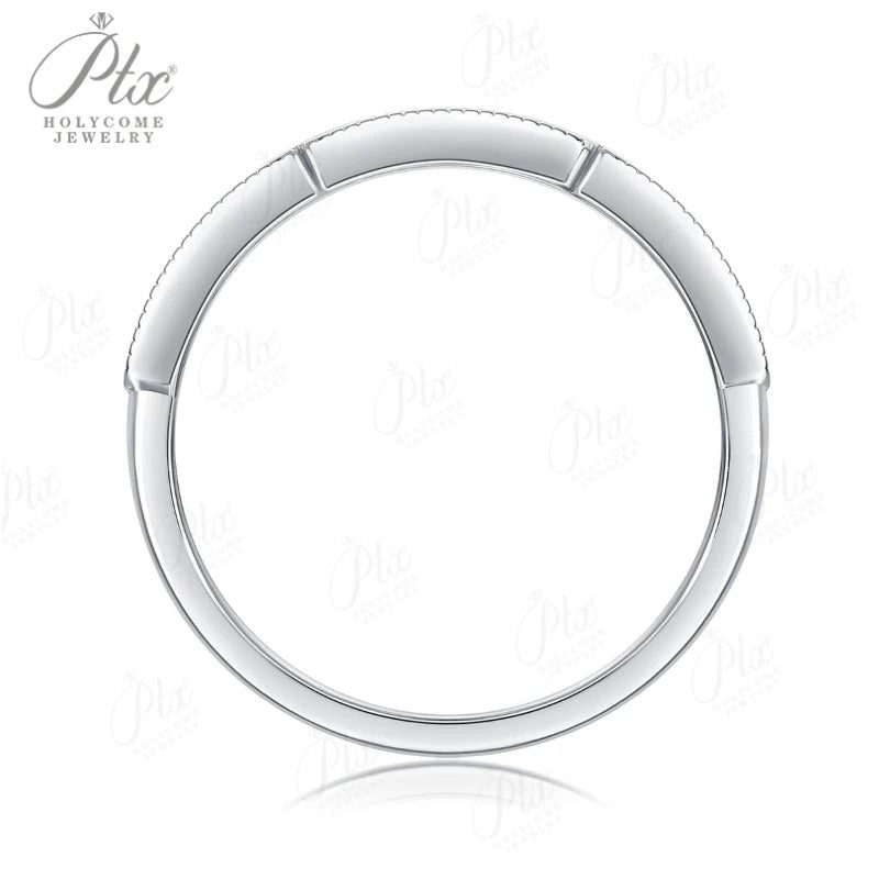 1.2mm Round Moissanite Ring, GRA Certified — view 4, SKU MOI038