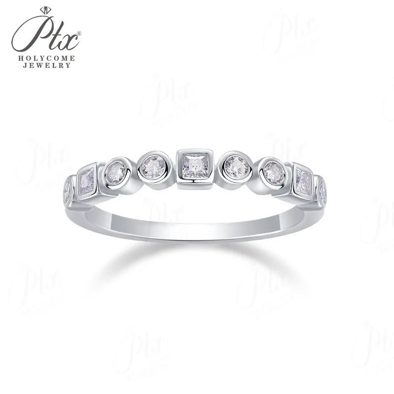 Round Moissanite Ring — main, SKU MOI040