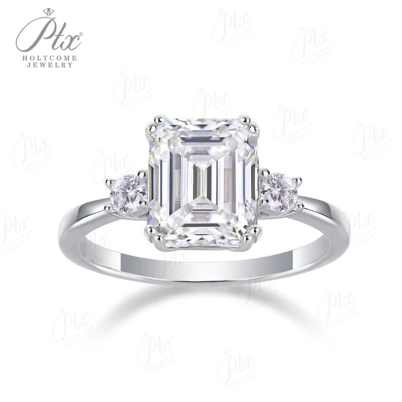 Moissanite Ring, GRA Certified — Design 65 — main, SKU MOI047