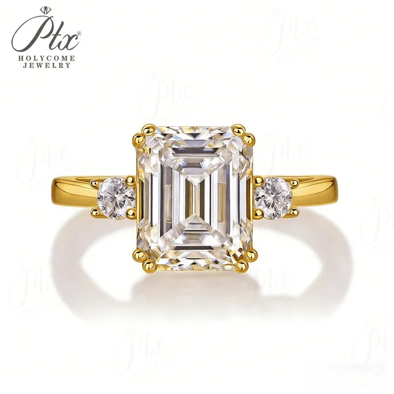 Moissanite Ring, GRA Certified — Design 65 — view 2, SKU MOI047