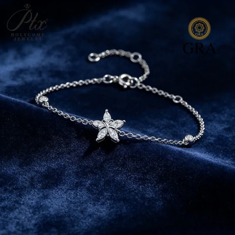 0.5ct Marquise Moissanite Bracelet, GRA Certified — view 5, SKU MOI051