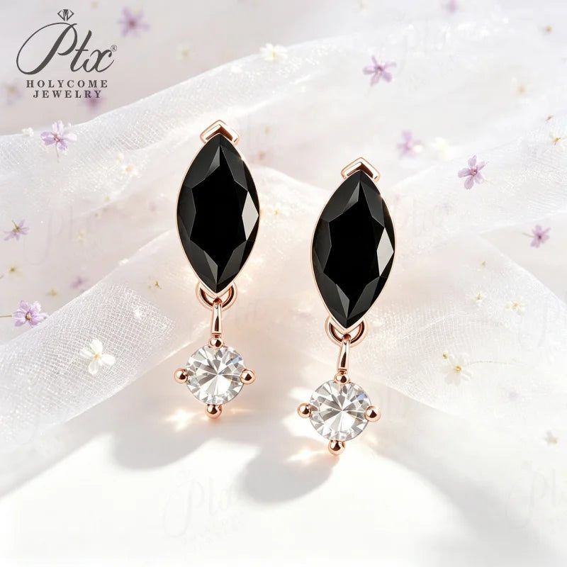 2ct Marquise Moissanite Earrings, GRA Certified — view 2, SKU MOI070