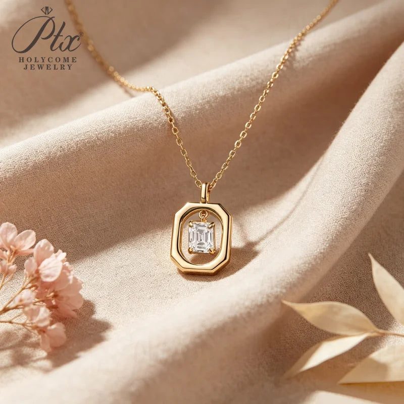 1ct Moissanite Necklace, GRA Certified — view 6, SKU MOI077